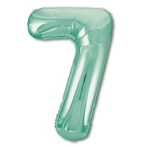 AU Фигура Цифра 7 Тиффани 40/102см шар фольга