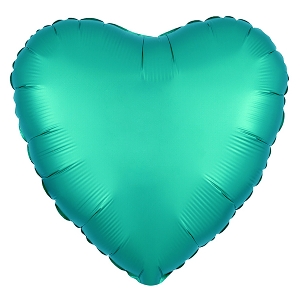 AU Сердце 175 Мистик Тиффани 19/50см шар фольга